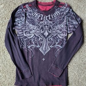 Men's Reversible Affliction Thermal